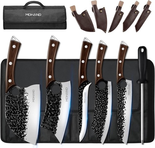 Hand forged kitchen knives - forged,
