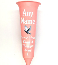 ANY NAME Pink Memorial Flower