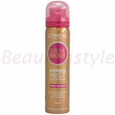 L'Oreal Sublime Bronze Express Mist Self Tanning Non Tinted For Face - 75ml