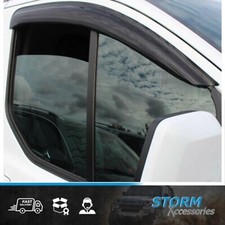 FOR FORD TRANSIT CUSTOM 2012-2023 STX WIND DEFLECTORS - VISORS EXTERNAL FIT 2-PC