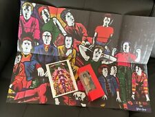 Gilbert & George Bundle Set - Wooden toy Boxed Brand New / Folded Poster & Card