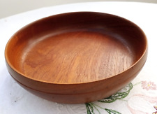 Beautifully Turned Hardwood Bowl Lovely Grain and Colour 17 cm Diameter