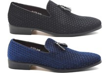 Mens Tassel Velvet Slip On
