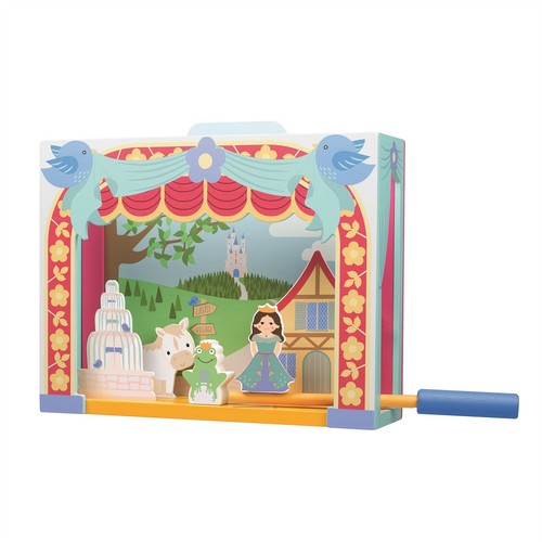 Wooden table top theatre - table,