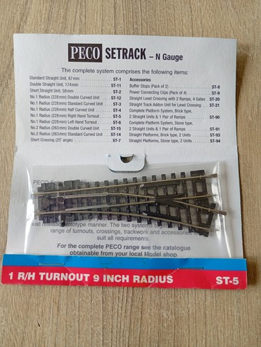 Peco gauge no 1 radius - st-5,