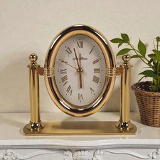 VTG Seth Thomas Gold Brass