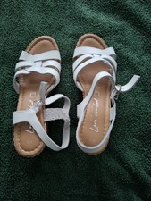 New Look Womans White Leather