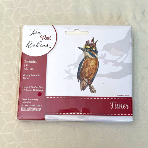 Two red robins - red,
