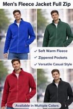 Men's Full Zip Fleece Jacket