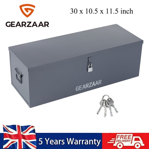 Metal tool box with lock - metal,