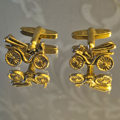 Vintage gold tone novelty - gold-tone,