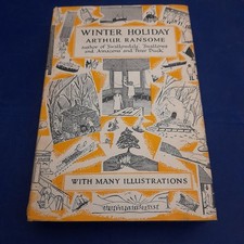 Winter Holiday by Arthur Ransome 1961 Vintage Hardback Book W/ Dustjacket VGC