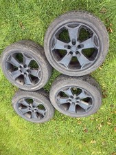 18” 5x108 Ford Kuga Alloy Wheels Alloys With Tyres Black Stye  Mondeo Connect