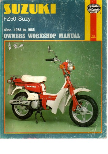 Haynes suzuki fz50 suzy 49cc - suzy,