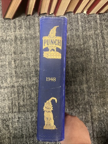 Punch magazine 1948 blue bound - magazine,