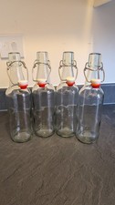4 x Bottles Swing Top 500ml Glass Oil Dispenser Brewing Beverages Drink Crafting