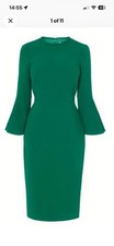LK Bennett Green Doris Dress
