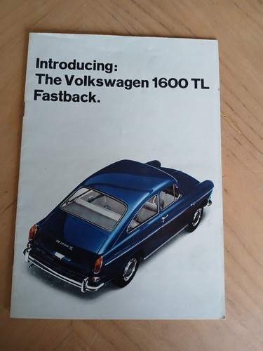 Volkswagen 1600 fastback - tl,