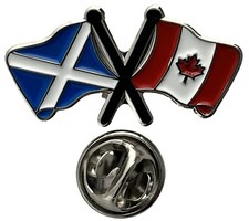Scotland & Canada Waving Pin