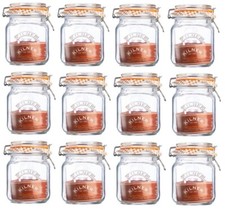12 x Kilner 1L Square Clip Top