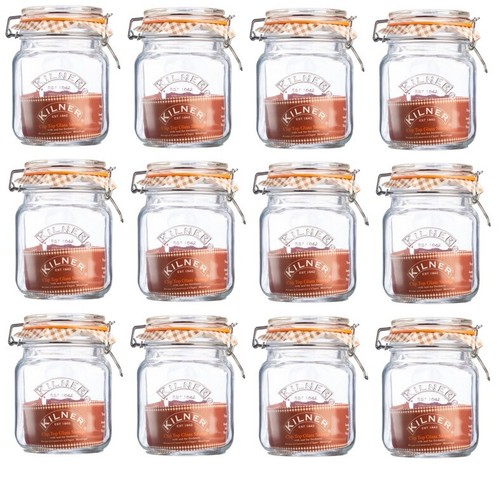 Kilner square clip top - kilner, 1l