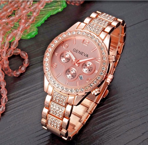 Rose gold chronograph new - rose,