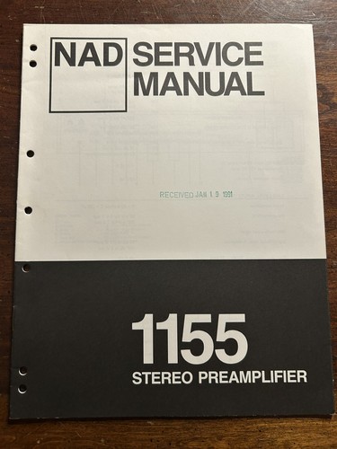 Nad 1155 stereo - nad, preamplifier