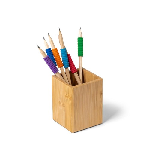 Osco bamboo square pen - pen, pot
