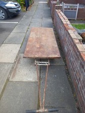 Large Four Wheel Stationary Engine Trolley 180x80cm With Turn Table Project 