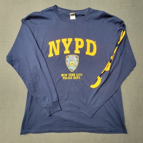 Nypd long sleeve - long, mens