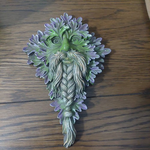 Green man wall plaque tree - man,
