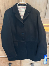 Mears Pytchley Ledbury Ladies equestrian coat, black, size 38, new with tags