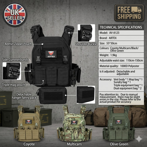 Tactical vest 6094 style - tactical,