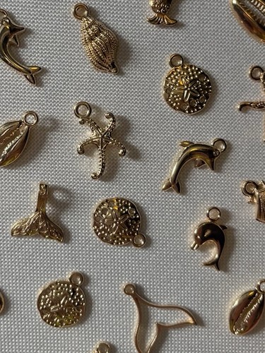 Mixed gold marine life - gold,