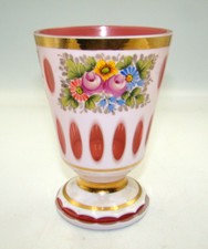 Vintage Bohemian Glass Beaker