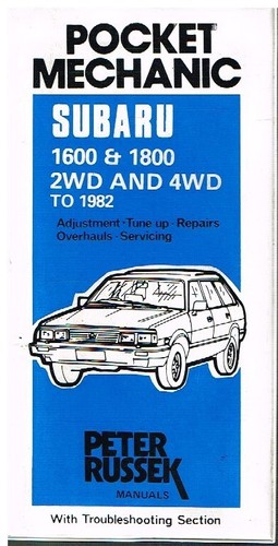 Subaru 1600 1800 saloon - 1600,