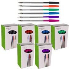 HIGH QUALITY BIROS PENS BALLPOINT  PEN BLACK, BLUE, RED ,GREEN , PURPLE, PINK