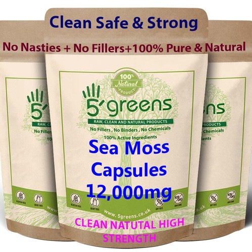 Sea moss capsules 12000mg - capsules,
