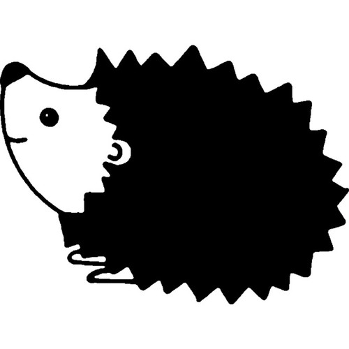 Hedgehog unmounted rubber - unmounted,