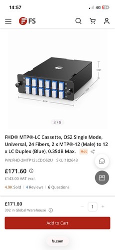 Fhd mtp cassette - fhd/mtp-lc,