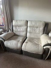 DFS Cream Real Leather And