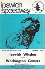 1970 Ipswich v Workington Speedway Prog (28/5/70)
