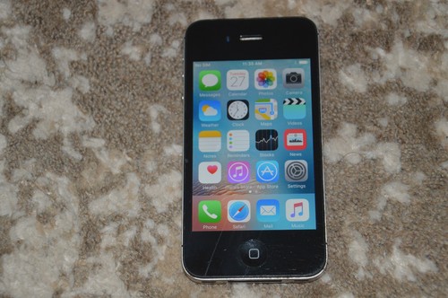 Apple iphone black 16gb - iphone,