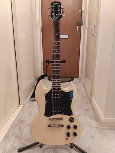 Epiphone g310 vintage - epiphone, white