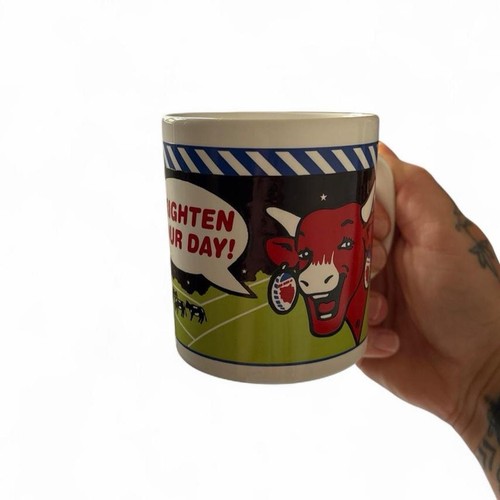 Vintage laughing cow - cow, mug