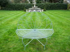 Fancy Aqua Green Ornate Metal