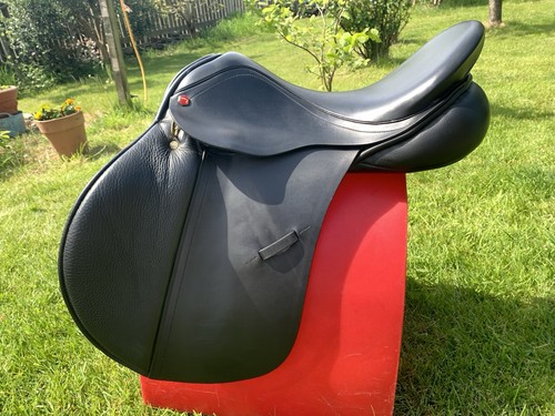 Albion black leather saddle - albion,