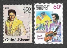 Elvis Presley-Music- mnh single  stamps  2 diff mnh