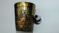 Rare Antique North East Coast Exhibition 1929 Brass Shot Cup Large Thimble