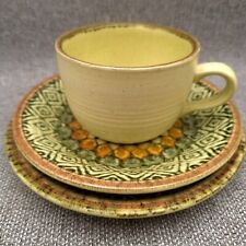 Vintage Wedgwood - Saraband - Franciscan - Cup, Saucer & Side Plate Trio